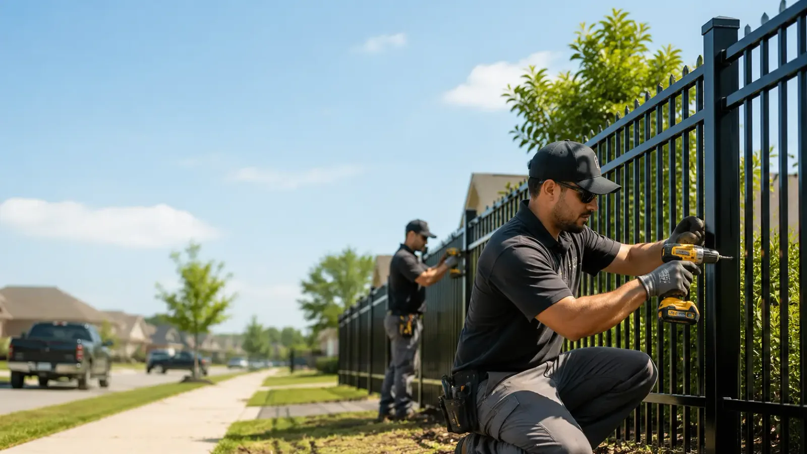 Metal Fence Installation in Watson, IL